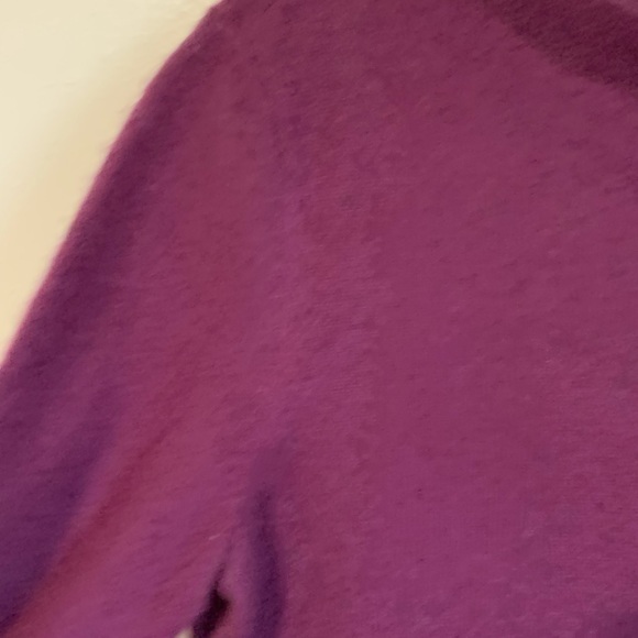 Talbots 100% Pure Cashmere Pullover Sweater Purple Women’s Small - Picture 5 of 7